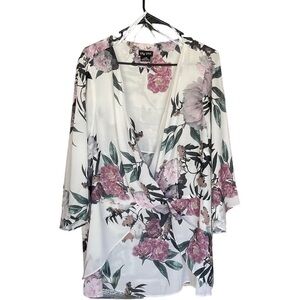 CITY CHIC TRENDY TWIST BLOUSE SIZE L/20